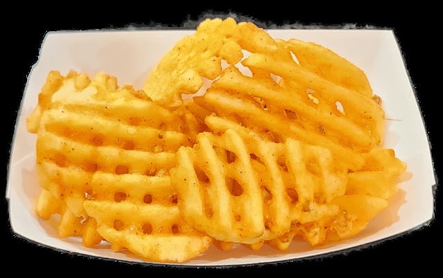 Seasoned Waffle Fries.
